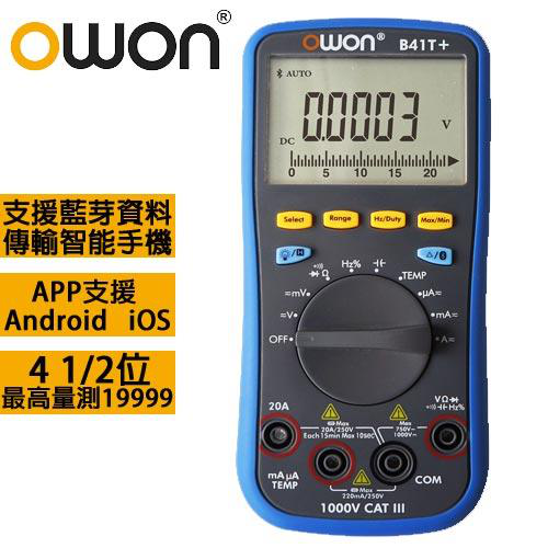 Built-in bluetooth function，the change trend analysis accessible via special chart mode/multi-connection (more than one device) supported via mobile app
Bluetooth 4.0 version - supports mobile device with Android 4.3 or above / iOS 7.0 or above OS, and equipped with ble 4.0 module，voice warning and smart voice-reading accessible supported, which assures measurement safety
Smart power-off option extending battery life，Measureable :V、A、OHMS、Temp、capacitance、Hz、Diode... Function
True RMS value avai